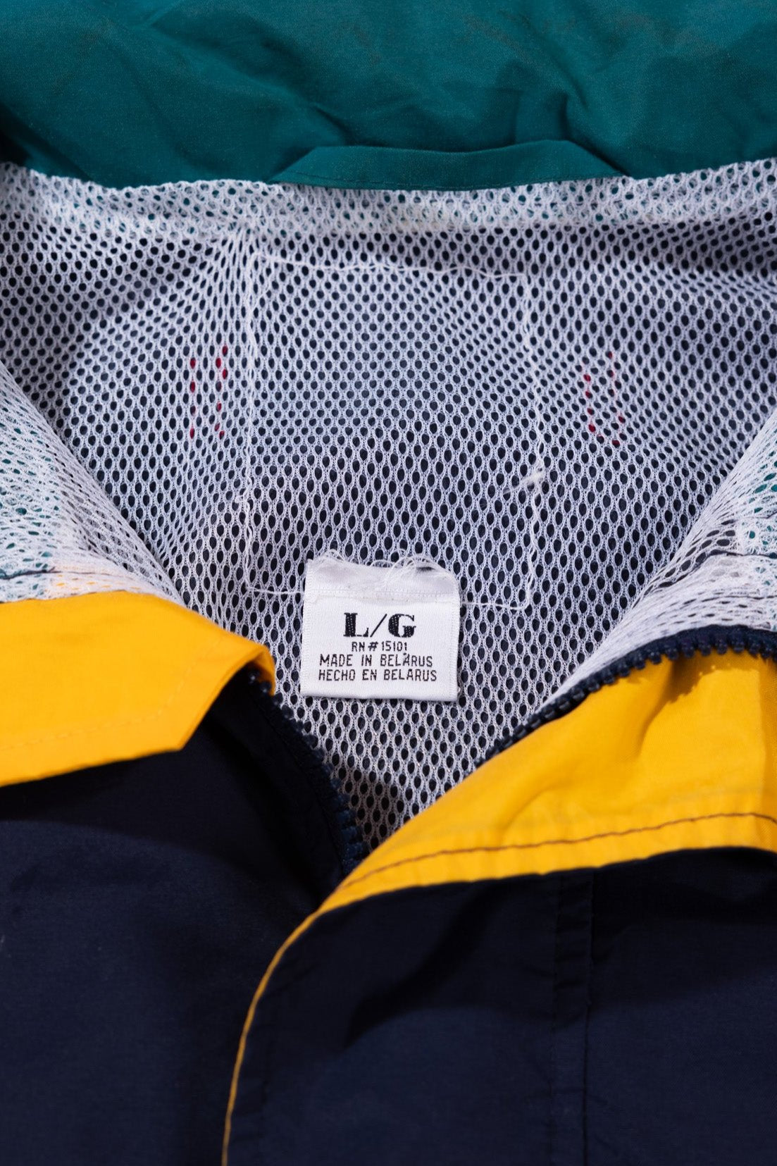 Vintage 90s Color Block Windbreaker (L)