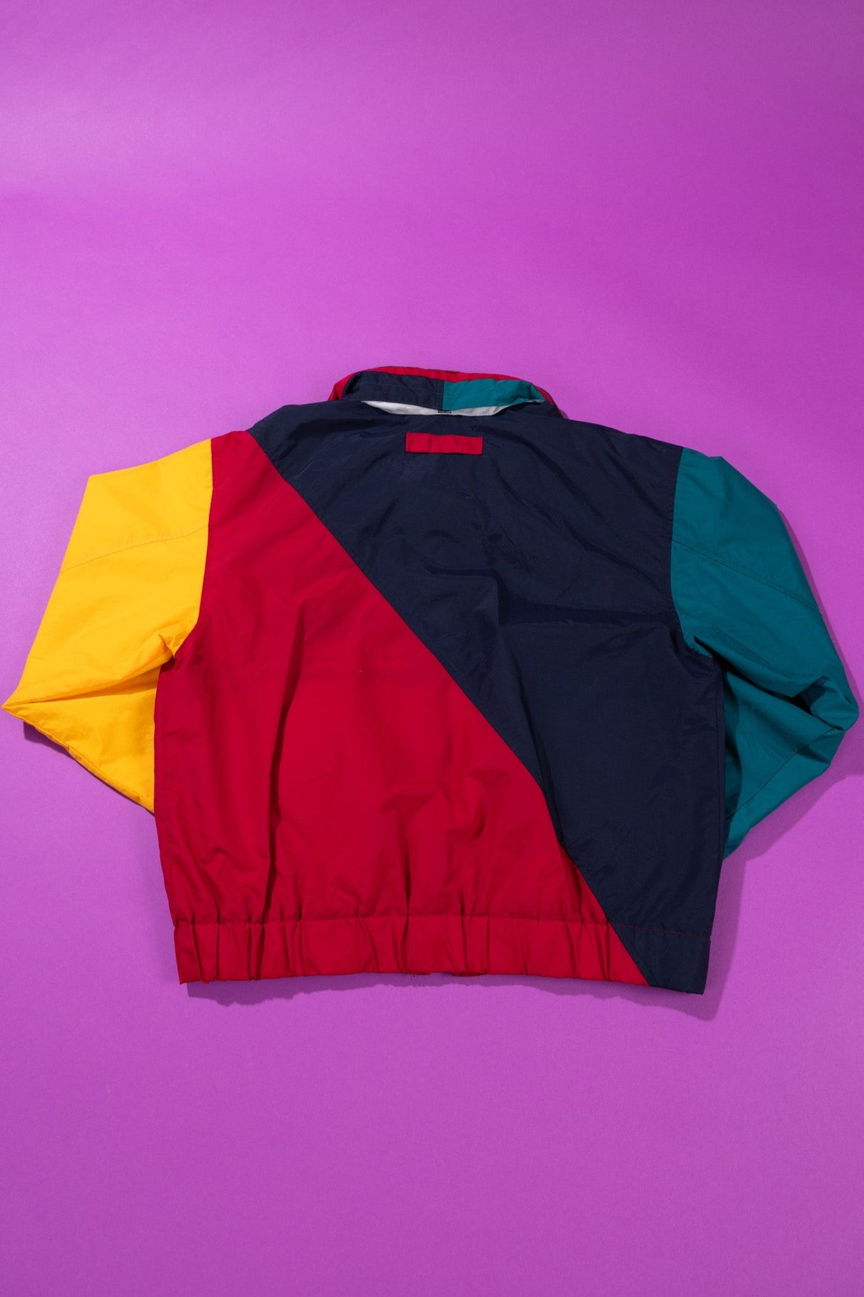 Vintage 90s Color Block Windbreaker (L)