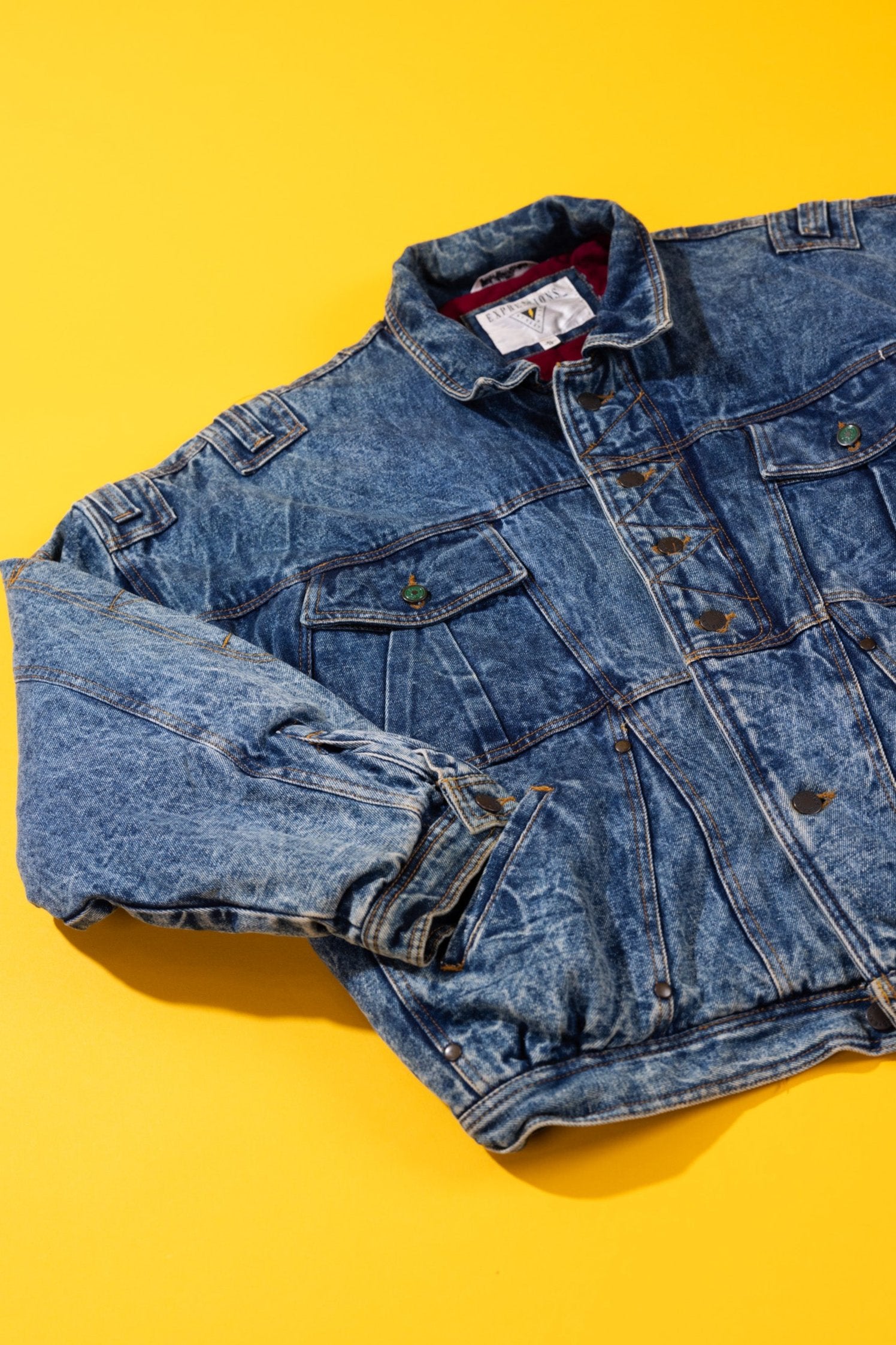 Vintage 80s Expressions Street Wise Denim Jacket – Retro Candy World