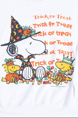 Vintage 90s Snoopy Trick or Treat Crewneck Sweater