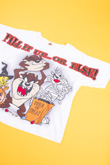 Vintage 1998 Looney Tunes Fill It Up Or Else Halloween T-shirt
