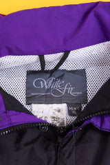 Vintage 80s White Fir Pullover Windbreaker