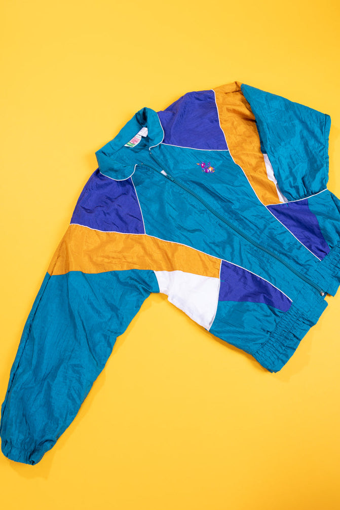Vintage 90s Bold Spirit Windbreaker