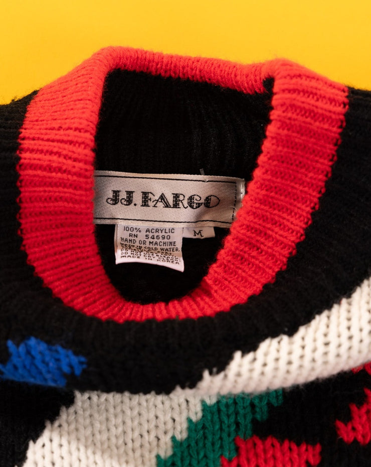 Vintage 80/90s JJ. Fargo Knit Sweater