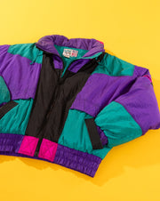 Vintage 80s East West Colorblock Ski Jacket