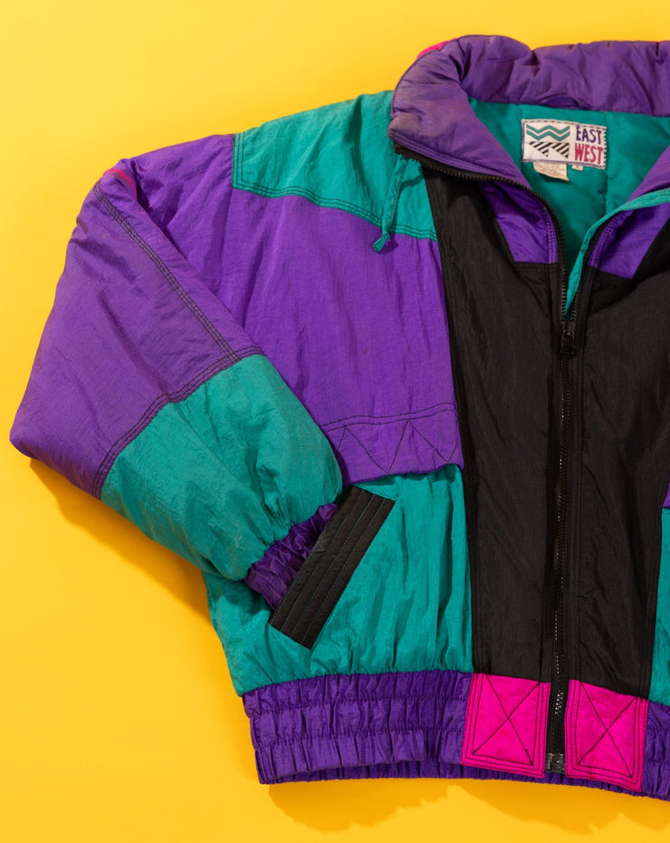 Vintage 80s East West Colorblock Ski Jacket