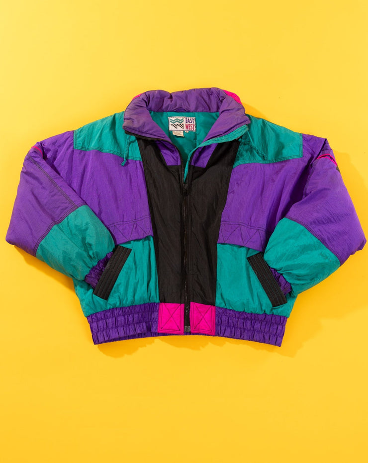 Vintage 80s East West Colorblock Ski Jacket