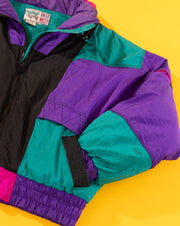 Vintage 80s East West Colorblock Ski Jacket