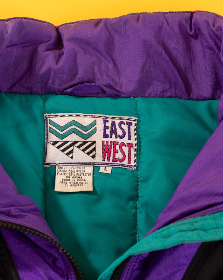 Vintage 80s East West Colorblock Ski Jacket