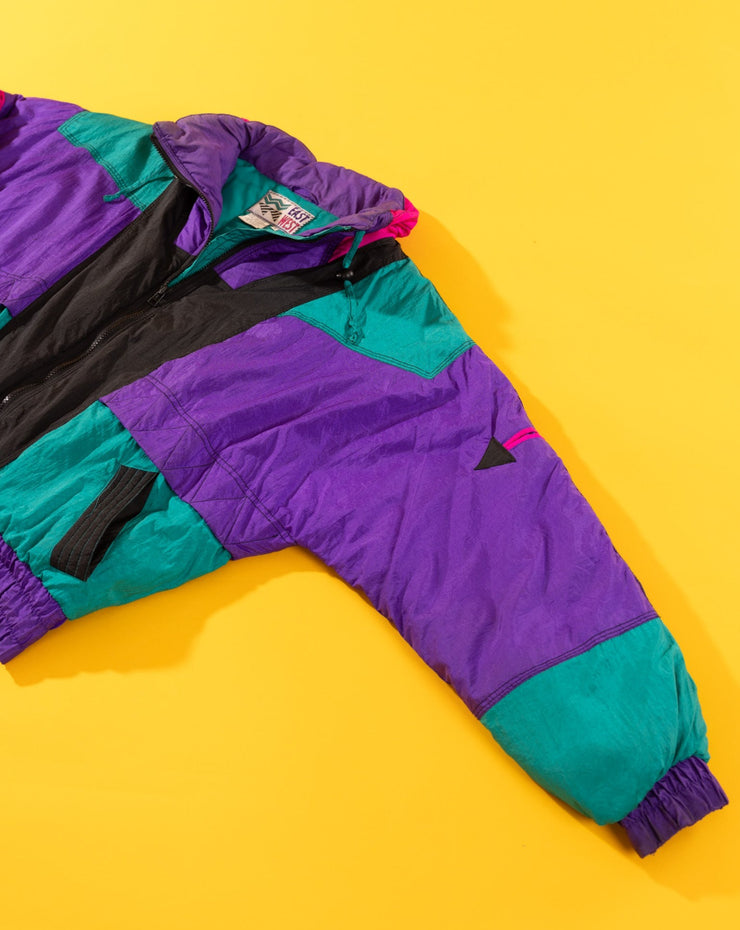 Vintage 80s East West Colorblock Ski Jacket