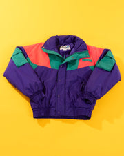 Vintage 80s First Tracks Colorblock Ski Jacket