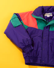 Vintage 80s First Tracks Colorblock Ski Jacket