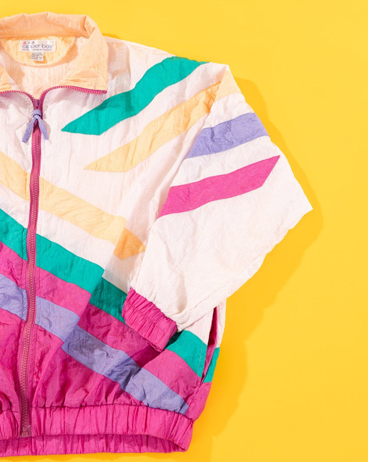 Vintage 80/90s Clipper Bay Windbreaker Set