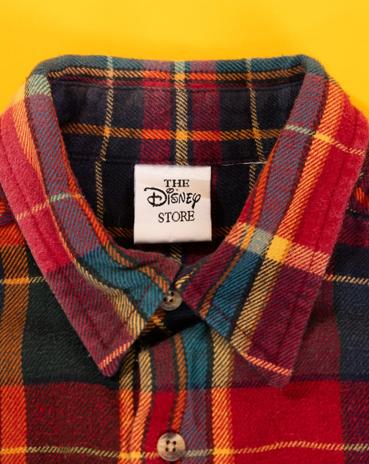 Vintage 90s Tigger Disney Store Flannel Long Sleeve Shirt
