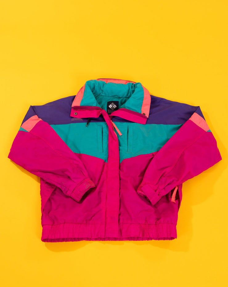 Vintage 90s Columbia Color Block Ski Jacket