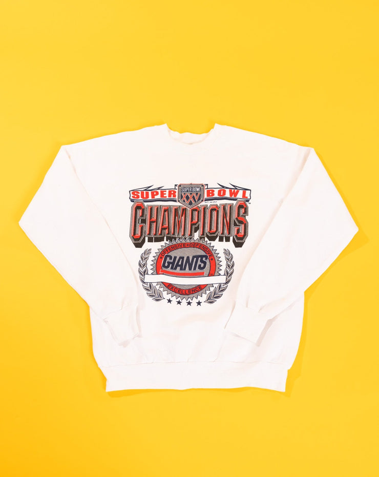 Vintage 1991 NY Giants Super Bowl Champions Crewneck Sweater