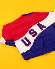 Vintage 90s USA Olympics Equestrian Team Windbreaker Jacket