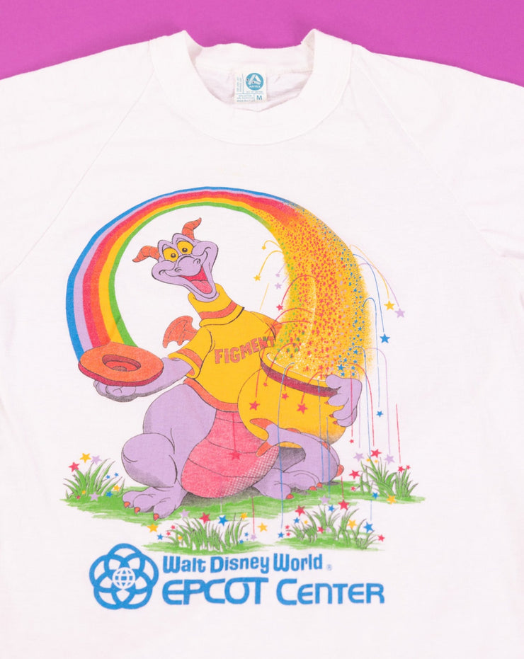 Rare Vintage 80s Walt Disney World Epcot Center Figment T-shirt