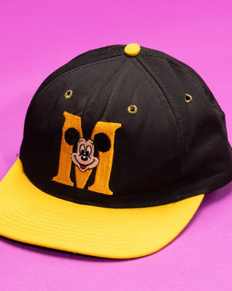Vintage 90s Disney Mickey Mouse Snapback Hat