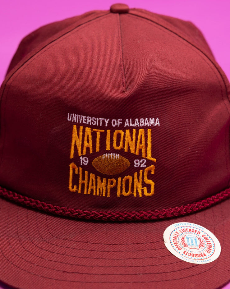 Vintage 1992 University of Alabama National Champions Snapback Hat