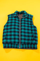 Vintage 90s Branded Lion Reversible Puffer Vest