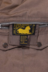 Vintage 90s Branded Lion Reversible Puffer Vest