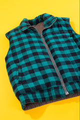 Vintage 90s Branded Lion Reversible Puffer Vest