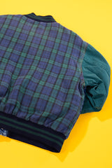 Vintage 90s Canyon River Blues Denim Varsity Jacket