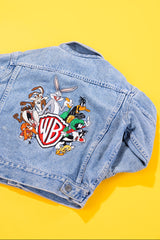 Vintage 1998 Looney Tunes Denim Jacket (Kids - XS)