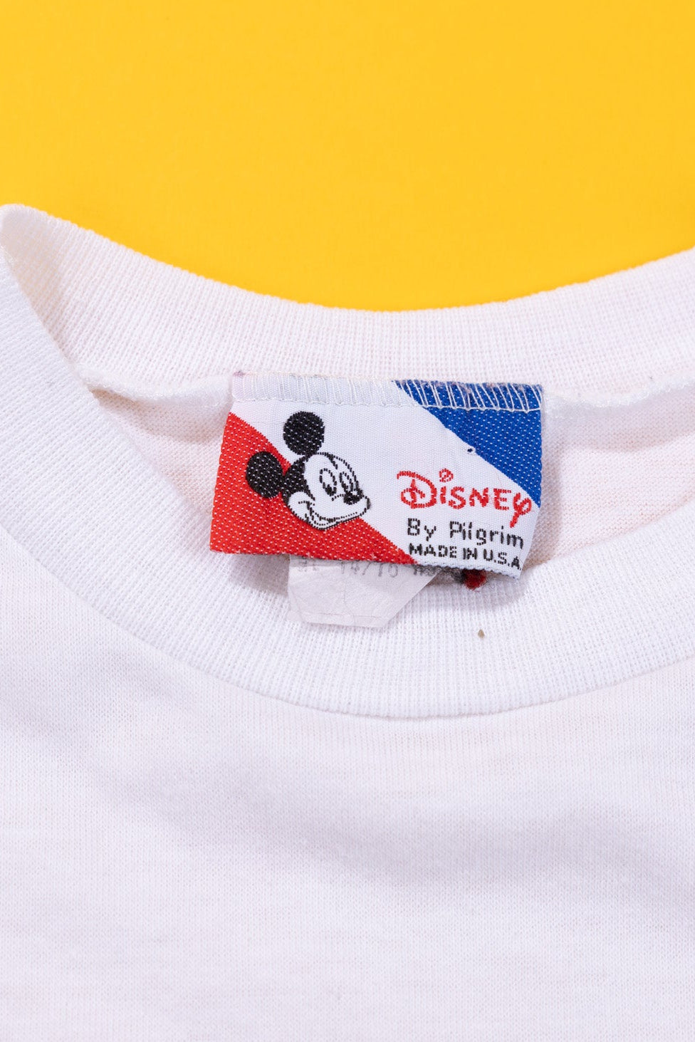 Vintage 80s Disney Mickey Mouse Googly Eyes Crop Top