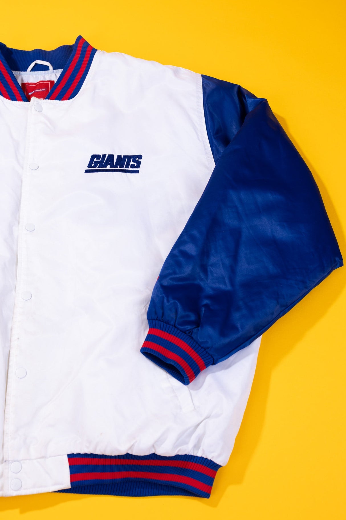Vintage 90s New York Giants Reebok Bomber Jacket