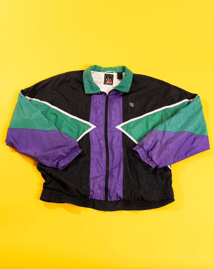 Vintage 90s USA Olympics Windbreaker Jacket