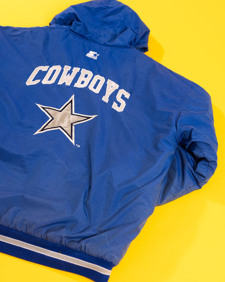 Vintage 90s Dallas Cowboys Starter Puffer Jacket