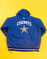 Vintage 90s Dallas Cowboys Starter Puffer Jacket