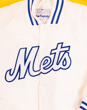 Vintage 90s New York Mets Majestic Bomber Jacket