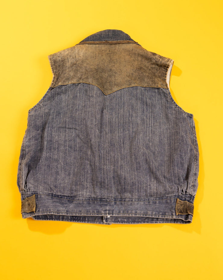 Rare Vintage 80s Guess by Georges Marciano Denim Vest