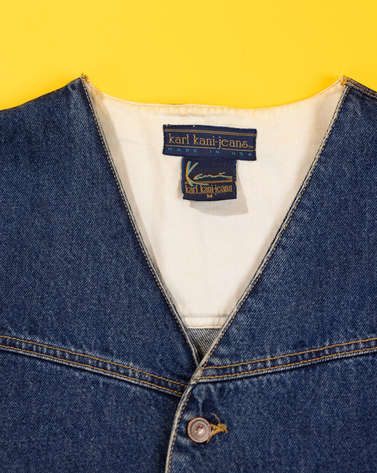 Vintage 90s Karl Kani-Jeans Denim Vest