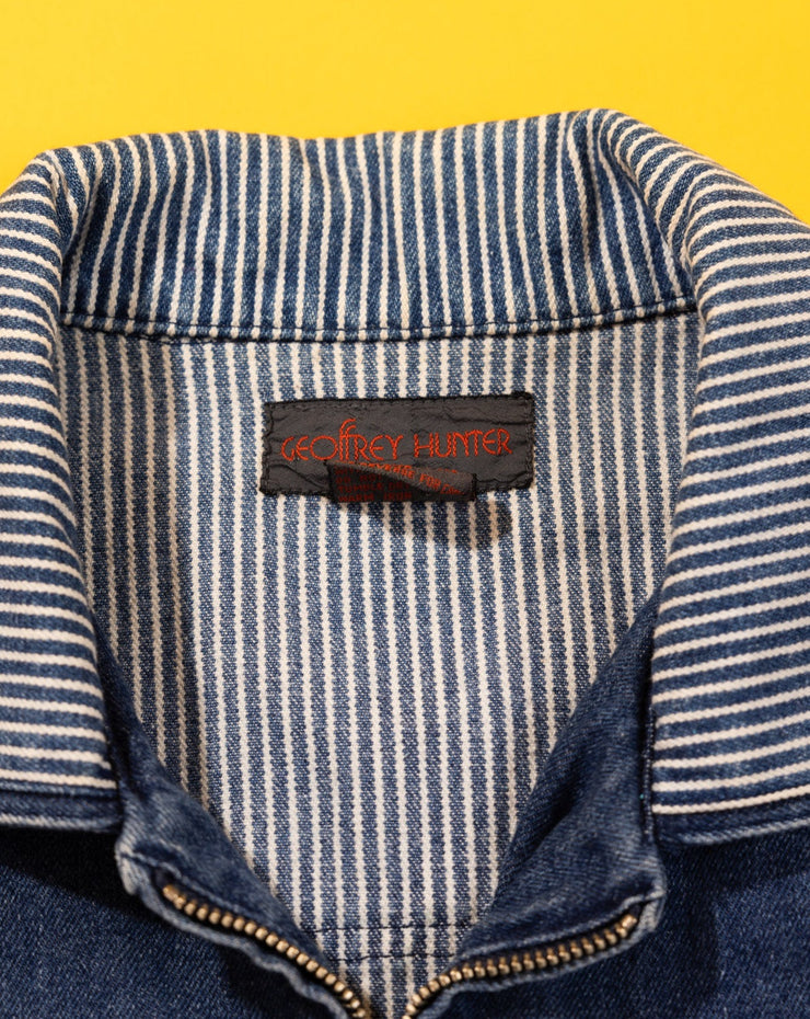 Vintage 80/90s Geoffrey Hunter Denim Long Sleeve Jacket