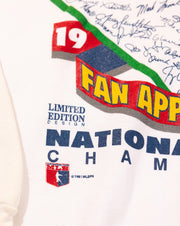 Vintage 1991 Atlanta Braves Fan Appreciation Limited Edition Crewneck Sweater