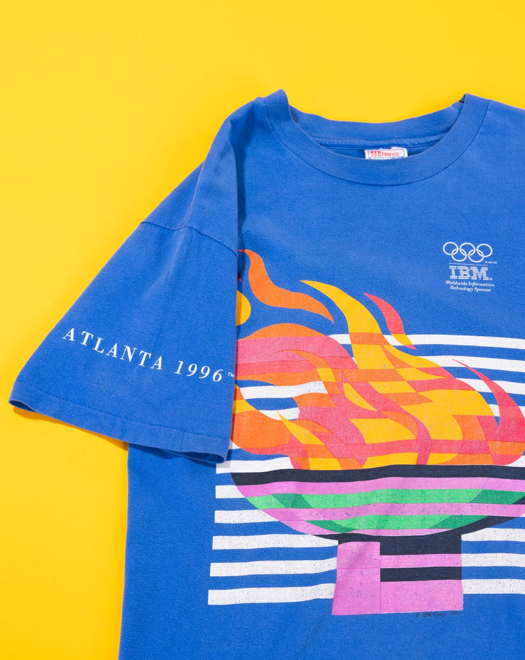 Vintage 1996 USA Olympics IBM Sponsor Torch T-shirt