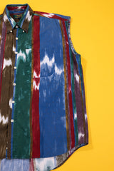 Vintage 90s Colours by Alexander Julian Sleeveless Button Down