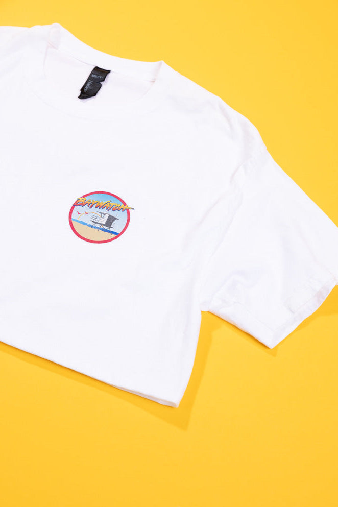 Upcycled Y2K Baywatch Crop Top