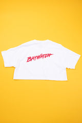 Upcycled Y2K Baywatch Crop Top