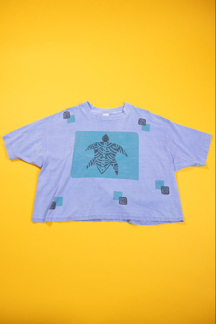 Vintage 90s Juli Turtle Crop Top
