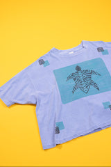 Vintage 90s Juli Turtle Crop Top