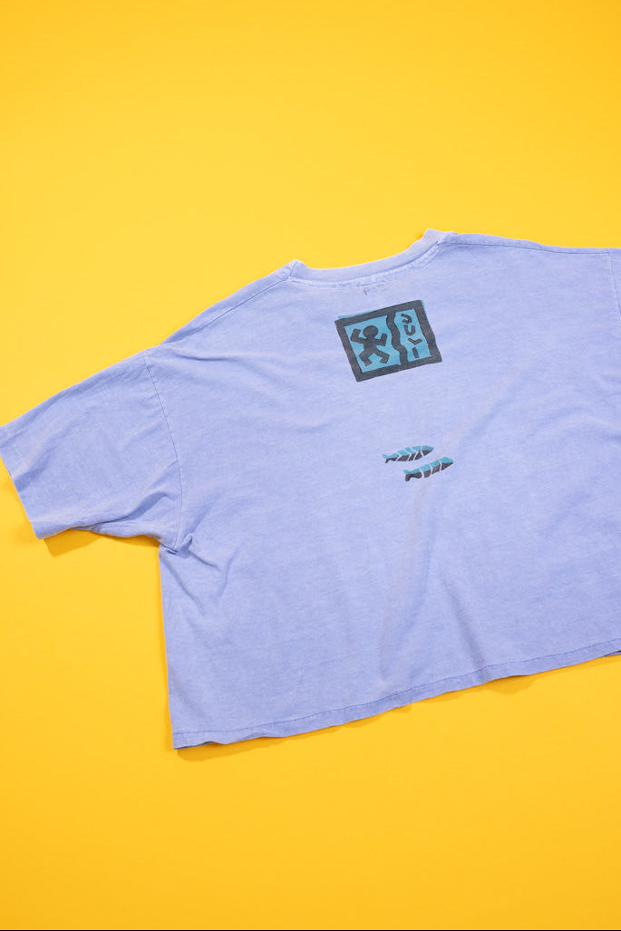 Vintage 90s Juli Turtle Crop Top