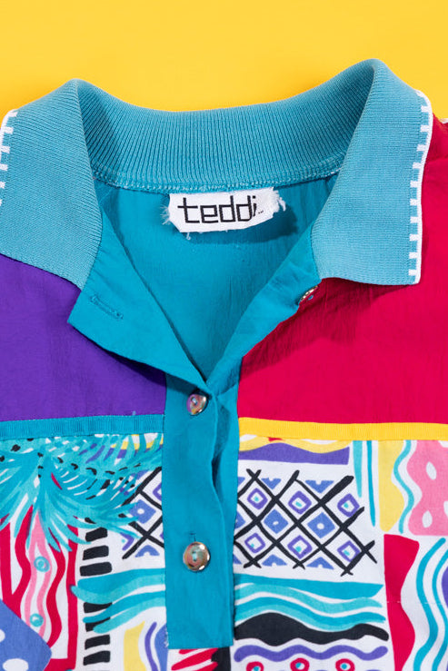 Vintage 80s Teddi Short Sleeve Pullover