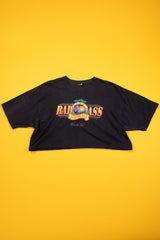 Upcycled 90s The Bad Ass Coffee Co. Waikiki Crop Top