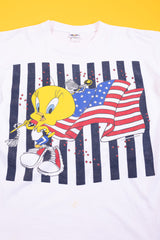 Vintage 1996 Looney Tunes Tweety Bird USA T-shirt