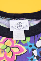 Upcycled 80s T.D. Sport Crop Tee